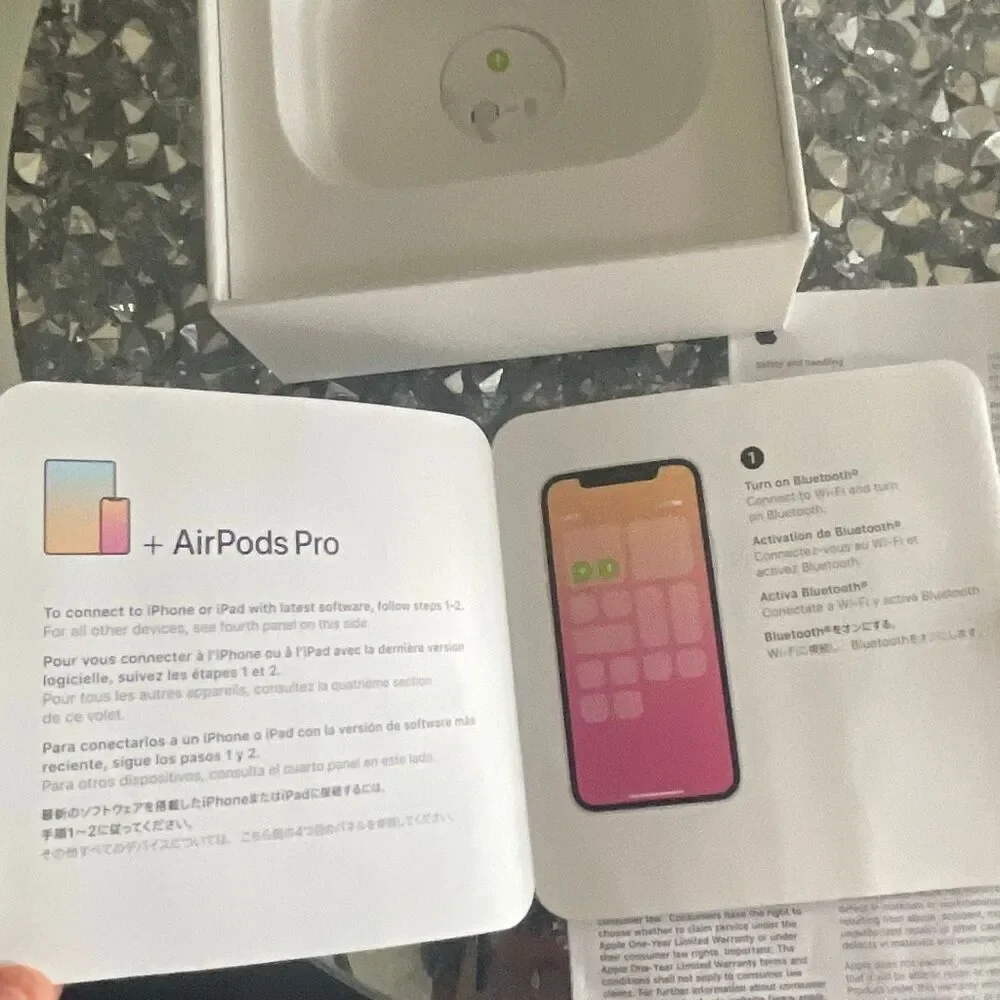 Empty Box for AirPods Pro MLWK3AM/A for model A2083 A2084 A2190 with manual